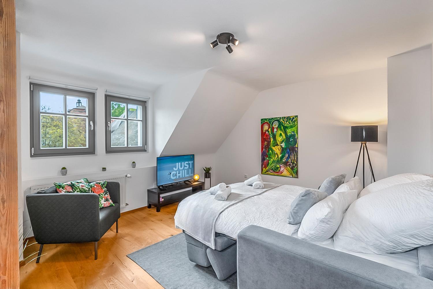 Namaste Homes - Ferienwohnung Mit Dachterrasse Bad Windsheim Kültér fotó